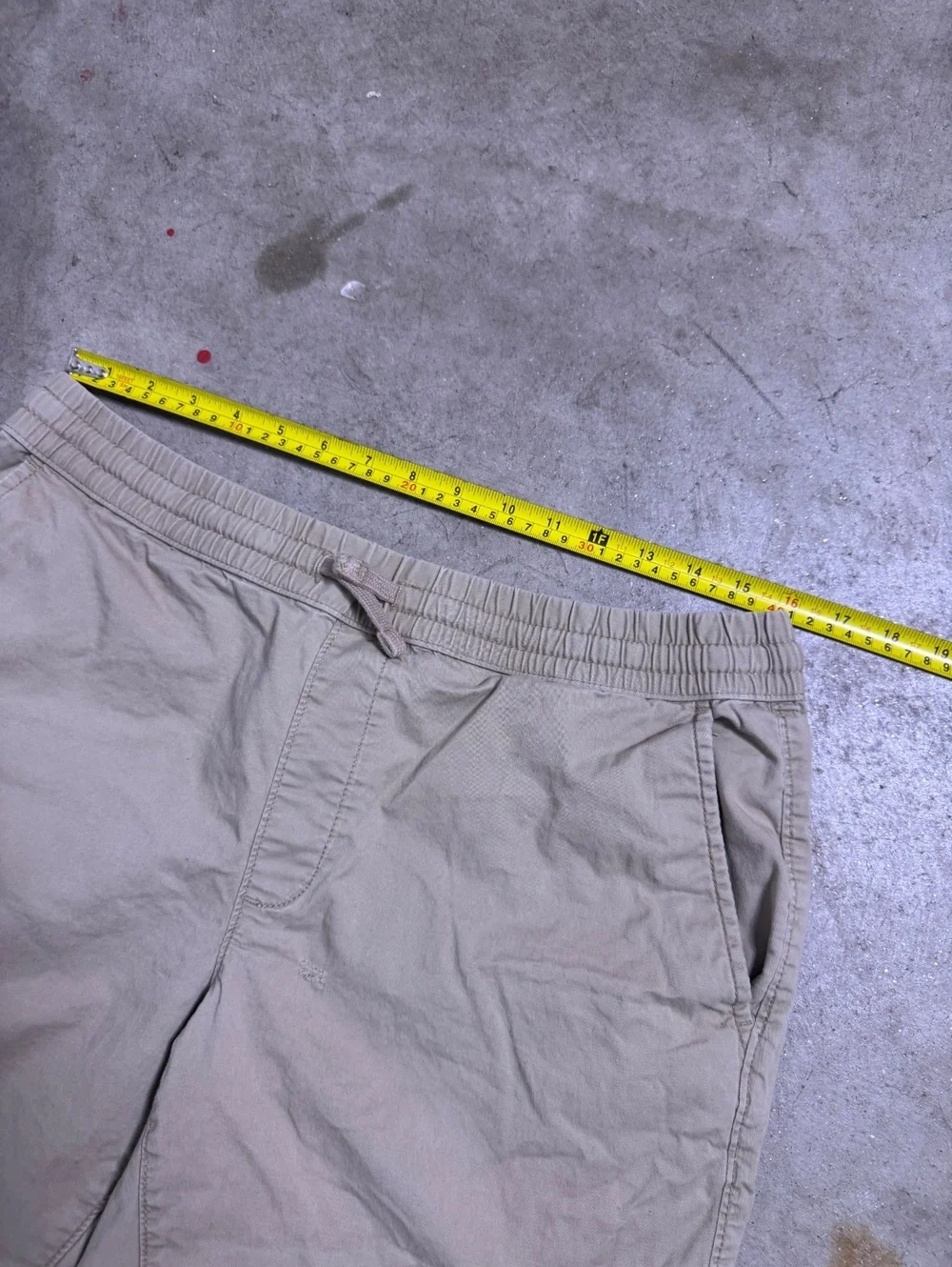 Sonoma Goods For Life Tan Chino Pull On Shorts Size M